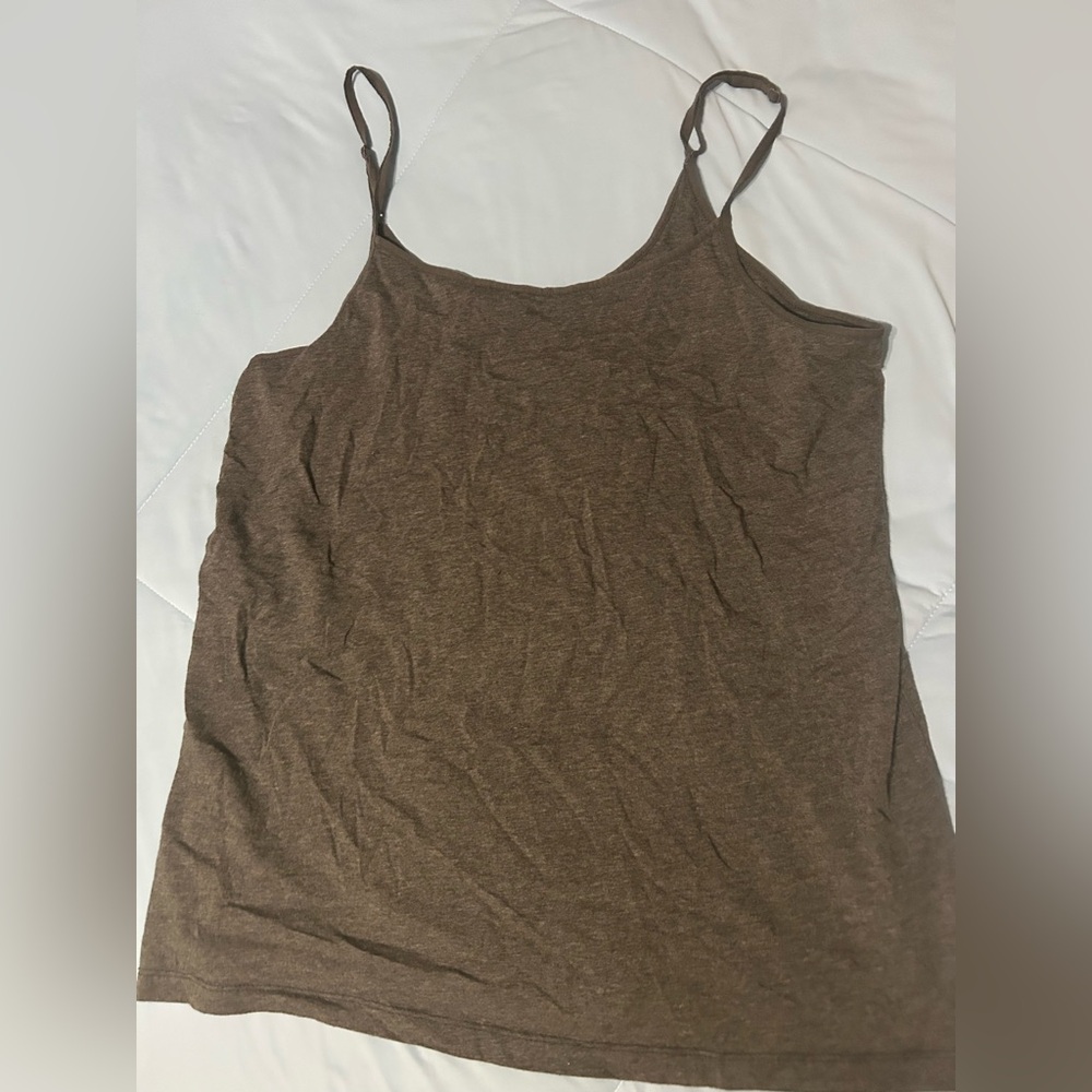 Time and Tru dark grey Cami Top XXL